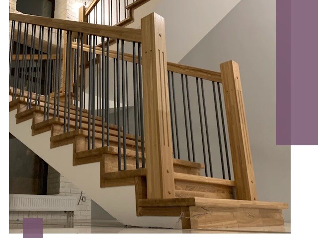 Реставрация деревянных и металлических лестниц в Канске