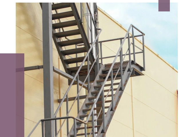 Пожарные лестницы в Канске от 13115 руб. — монтаж и продажа | ПРОЛЁТ-Кнс