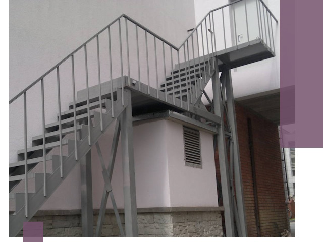 Монтаж пожарных лестниц под ключ в Канске с гарантией качества