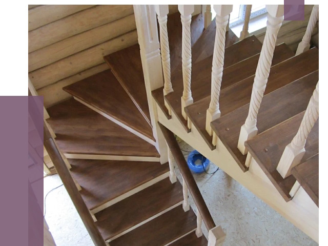 Реставрация деревянных лестниц в Канске от 4590 руб.