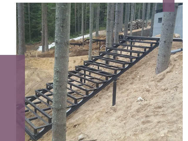 Монтаж металлических лестниц в Канске от 14481 руб. 