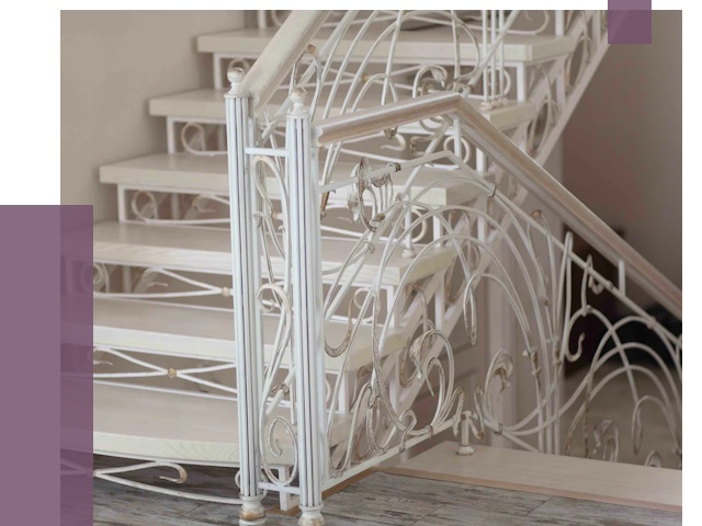 Изготовление кованых лестниц на заказ в Канске от 92897 руб. | ПРОЛЁТ-Кнс