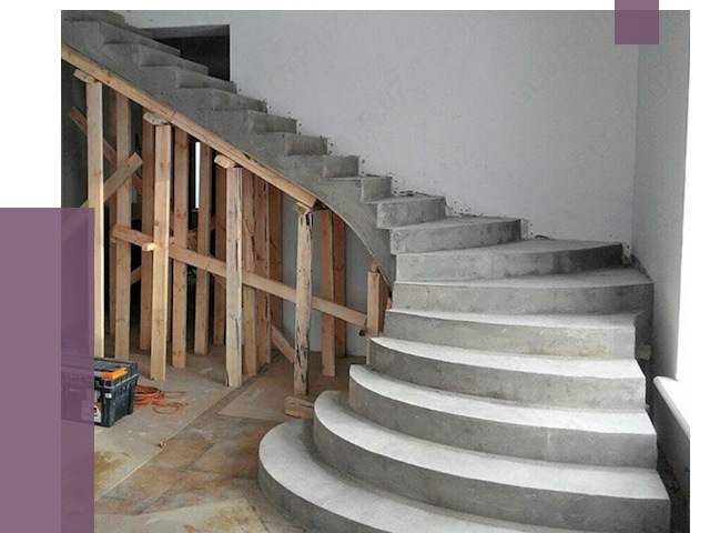 Изготовление бетонных лестниц под ключ в Канске от 21312 руб. | ПРОЛЁТ-Кнс