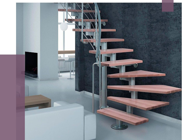 Модульные лестницы в Канске от 18033 руб. — купить в ПРОЛЁТ-Кнс