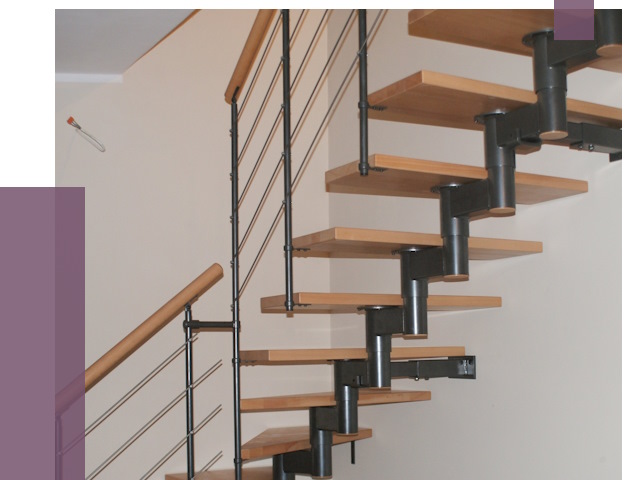 Изготовление модульных лестниц в Канске от 12295 руб. 