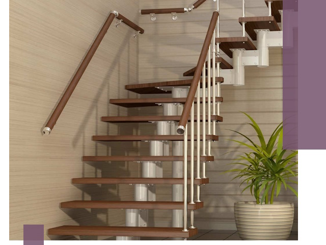 Изготовление модульных лестниц под ключ в Канске