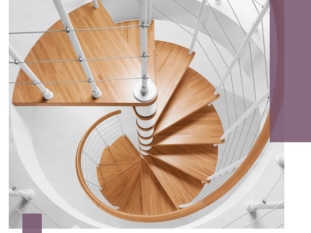 Изготовление винтовых лестниц под ключ в Канске