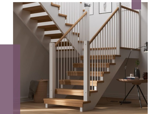 Маршевые лестницы в Канске от 40711 руб. — монтаж | ПРОЛЁТ-Кнс