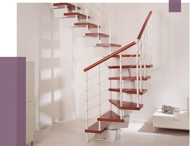 Изготовление лестниц на больцах в Канске от 10383 руб. | ПРОЛЁТ-Кнс