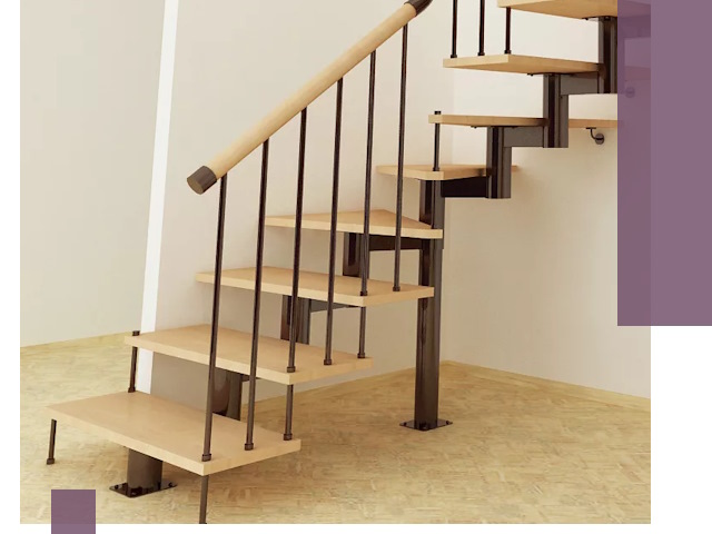 Монтаж лестниц на больцах в Канске — быстро и надежно