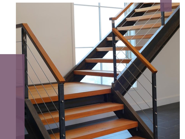 Изготовление лестниц на металлокаркасе в Канске от 20219 руб. | ПРОЛЁТ-Кнс