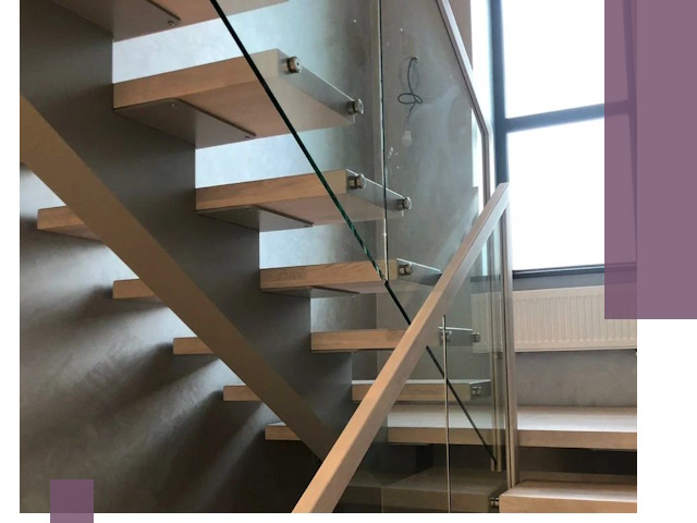 Изготовление лестниц на монокосоуре в Канске с монтажом и гарантией