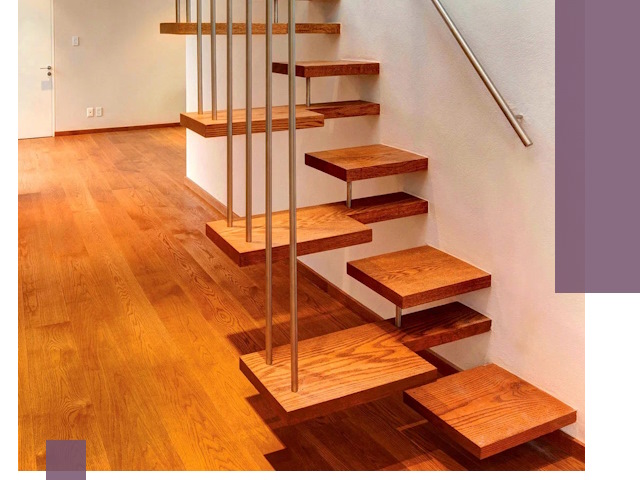 Лестницы «гусиный шаг» на заказ в Канске для узких пространств