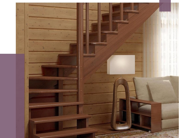 Лестницы эконом класса в Канске от 19508 руб. бюджетные решения