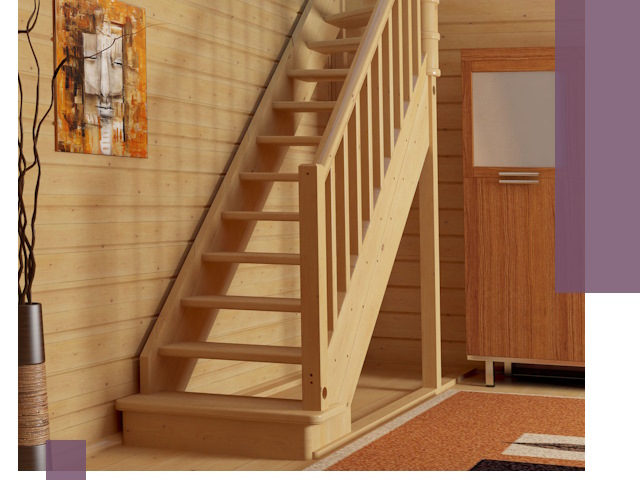 Лестницы эконом класса под ключ в Канске — недорого и быстро