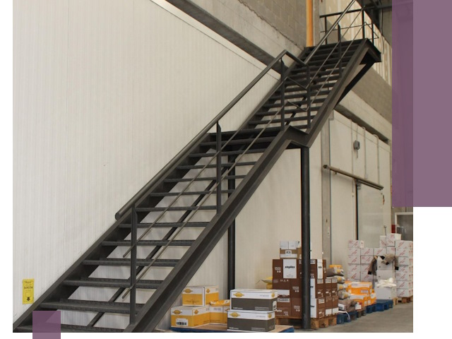 Лестницы для производства в Канске — изготовление и монтаж