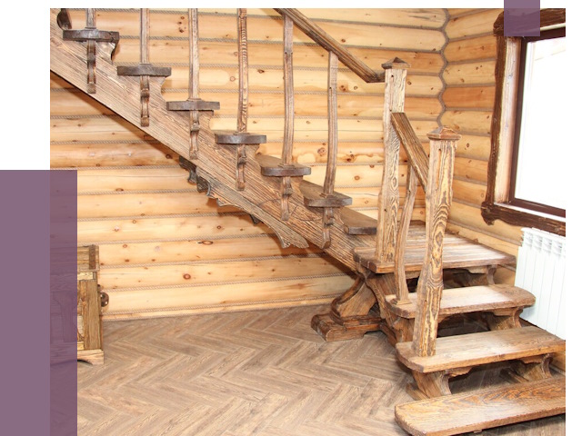 Лестницы в баню в Канске от 20437 руб. — изготовление | ПРОЛЁТ-Кнс