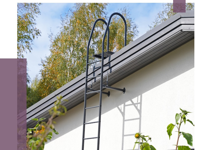 Лестницы на крышу в Канске от 20437 руб. — монтаж и монтаж ПРОЛЁТ-Кнс