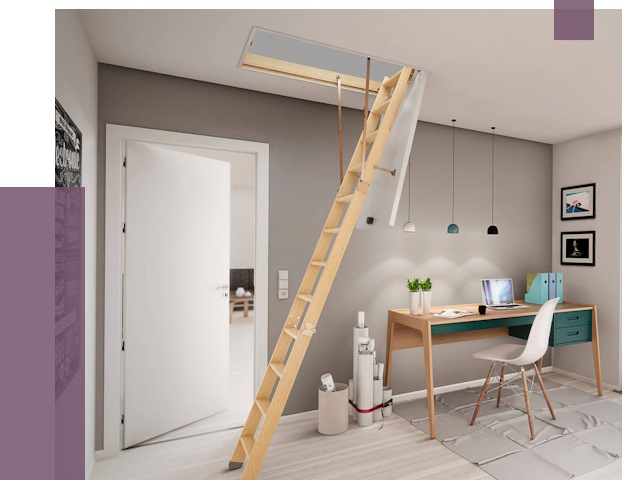 Чердачные лестницы в Канске — от 15574 руб. | ПРОЛЁТ-Кнс
