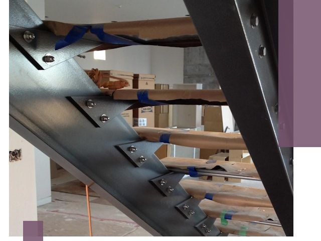 Усиление лестничных конструкций и усиление опор в Канске