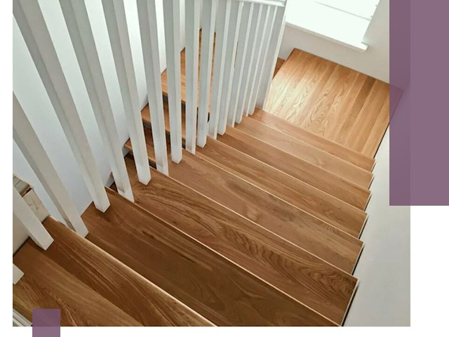 Лестницы из бука в Канске: изготовление, монтаж и демонтаж