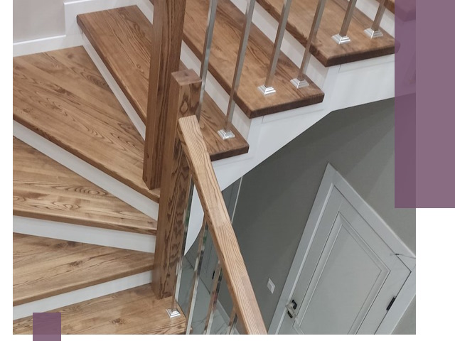 Обшивка металлических лестниц под ключ в Канске