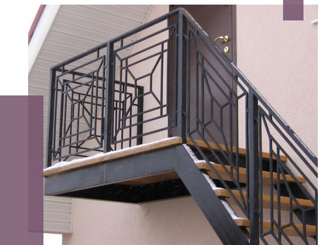 Металлические перила в Канске от 4590 руб.  | ПРОЛЁТ-Кнс
