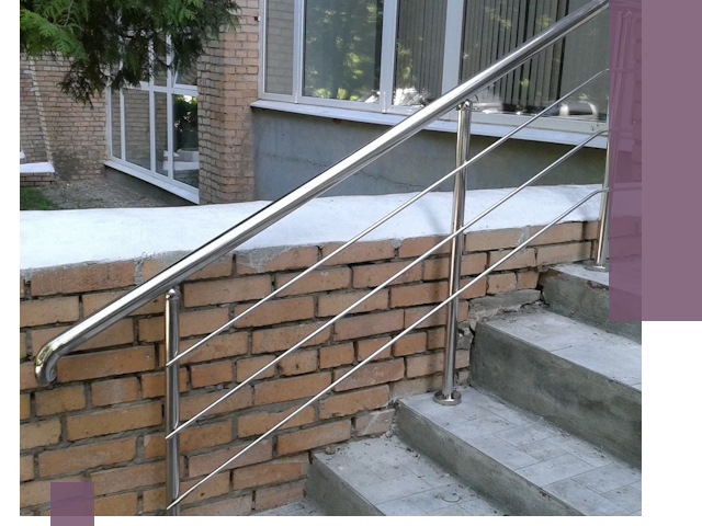 Перила из нержавеющей стали высокого качества в Канске
