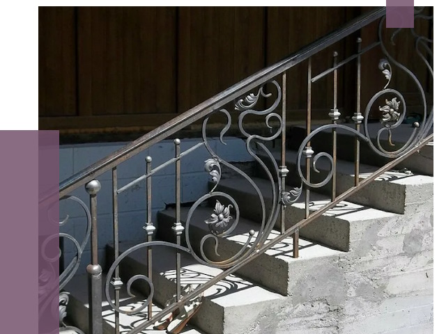 Кованые перила в Канске от 9290 руб. под ключ — качество от ПРОЛЁТ-Кнс