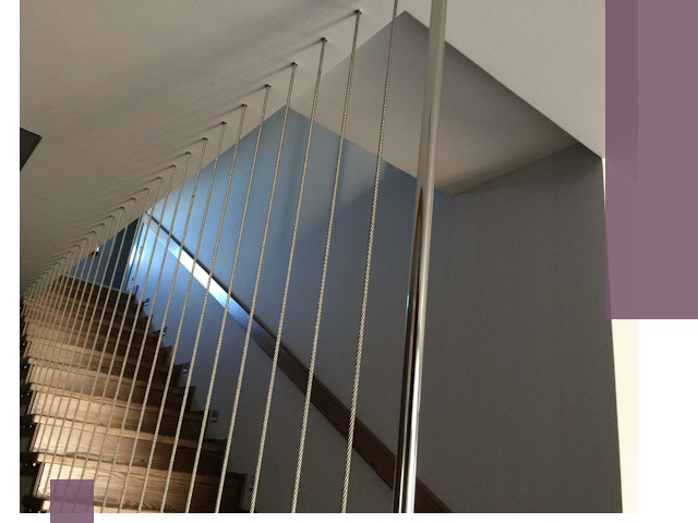 Тросовые перила под ключ в Канске — производство и монтаж