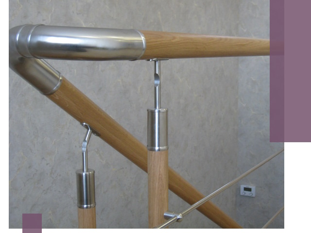 Комбинированные перила на заказ в Канске — монтаж и производство