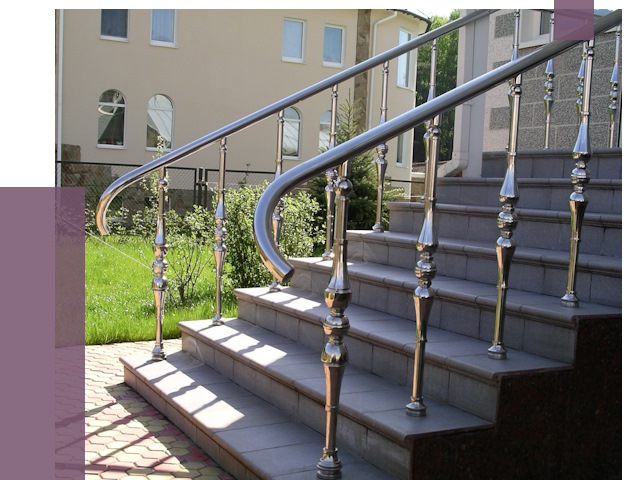 Перила для крыльца в Канске от 11475 руб. — монтаж ПРОЛЁТ-Кнс