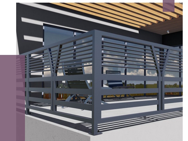 Изготовление балконных ограждений в Канске от 11475 руб. | ПРОЛЁТ-Кнс