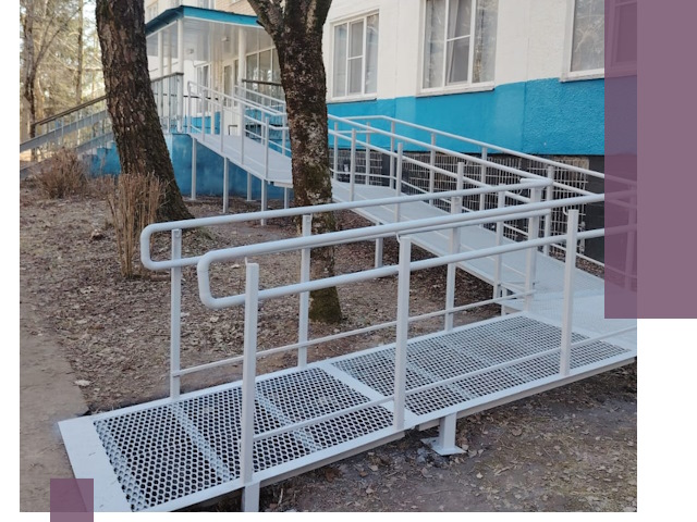 Пандусы под ключ в Канске: изготовление, монтаж и демонтаж