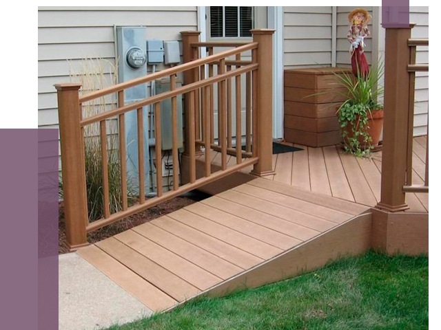 Пандус на крыльцо в Канске под ключ от 8306 руб.