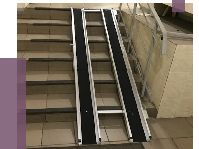 Установка пандуса в подъезд в Канске от 8525 руб. под ключ | ПРОЛЁТ-Кнс