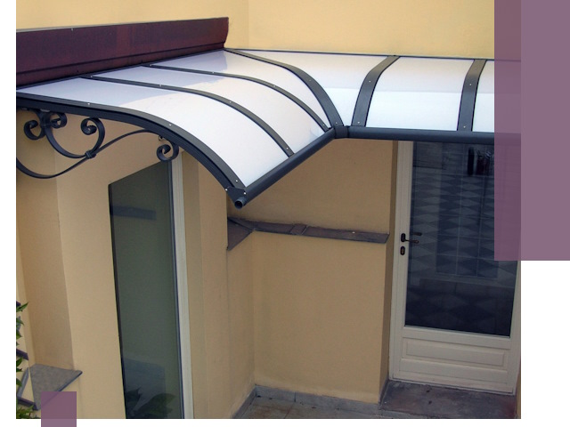 Монтаж козырьков любой сложности в Канске под ключ