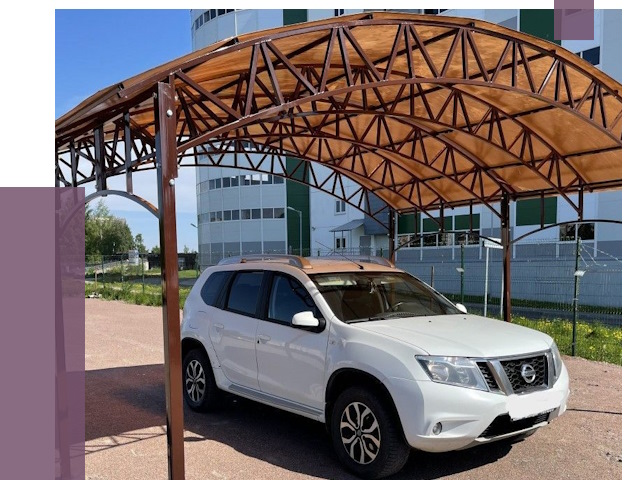 Недорогие навесы в Канске от 45902 руб. | ПРОЛЁТ-Кнс