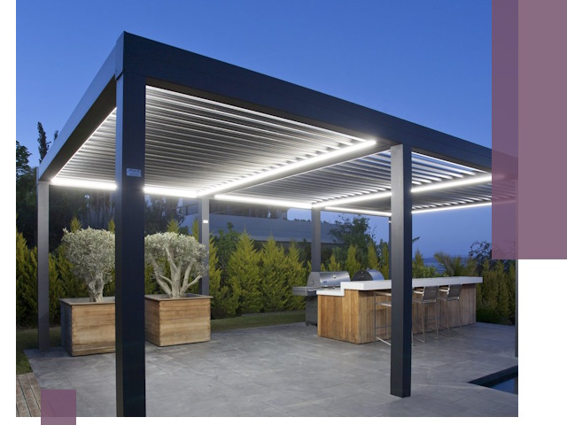 Навесы отдельно стоящие под ключ в Канске из металла и поликарбоната