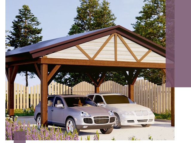 Навесы для автомобиля в Канске — изготовление и монтаж