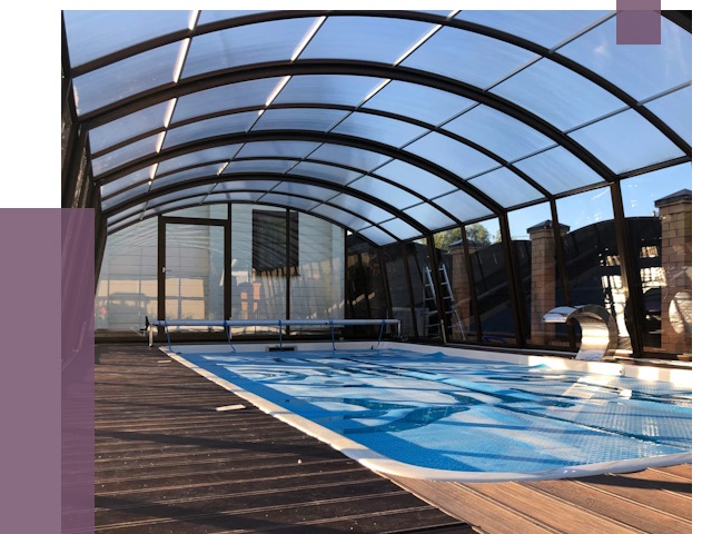 Навесы для бассейна в Канске от 17924 руб. под ключ | ПРОЛЁТ-Кнс