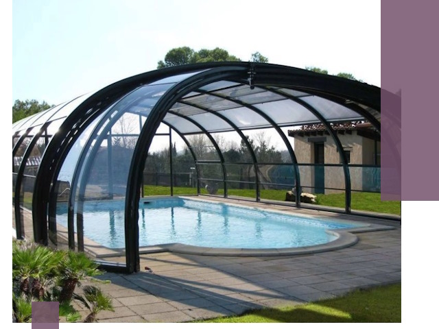 Навесы для бассейна в Канске: изготовление и монтаж под ключ