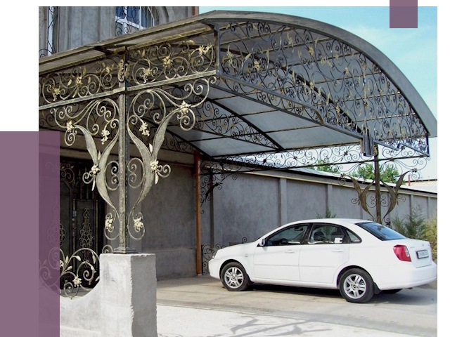 Кованые навесы в Канске от 15574 руб. | ПРОЛЁТ-Кнс