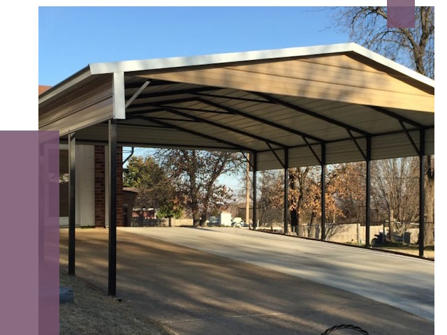 Двускатные навесы в Канске от 8579 руб. | ПРОЛЁТ-Кнс