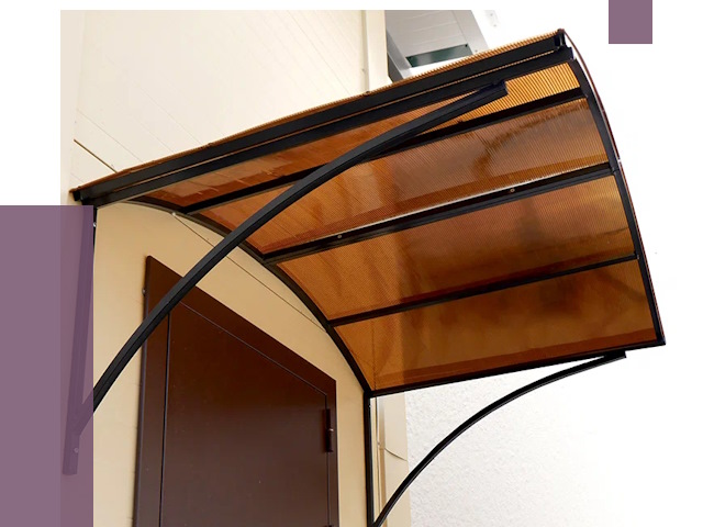 Недорогие козырьки в Канске от 8109 руб.  | ПРОЛЁТ-Кнс