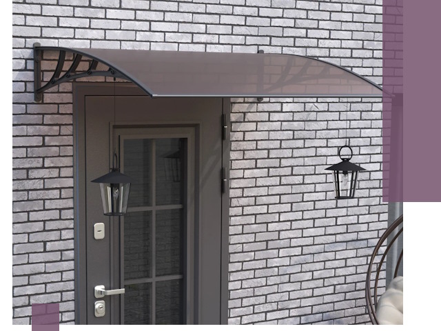 Недорогие козырьки и навесы под ключ в Канске