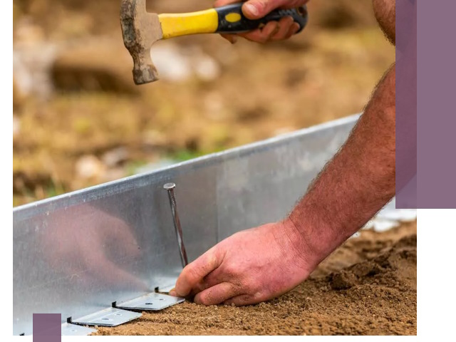 Монтаж металлических бордюров в Канске быстро и качественно