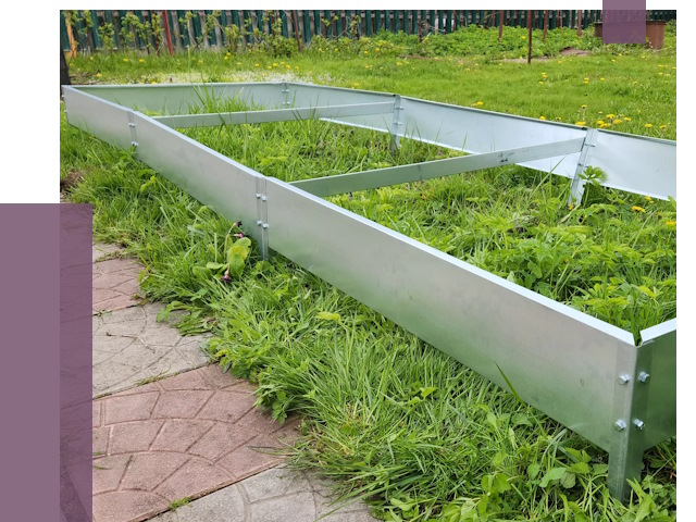 Металлические бордюры для грядок в Канске от 1913 руб. 