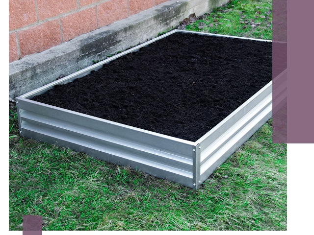 Металлические бордюры для грядок в Канске: прочность и аккуратность