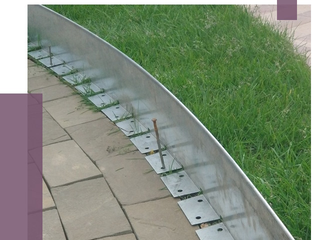 Металлические бордюры для тротуаров в Канске от 9290 руб.